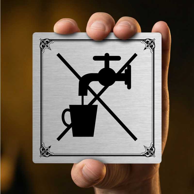 Nepitná voda, 148x148mm, zlatá, Kansas